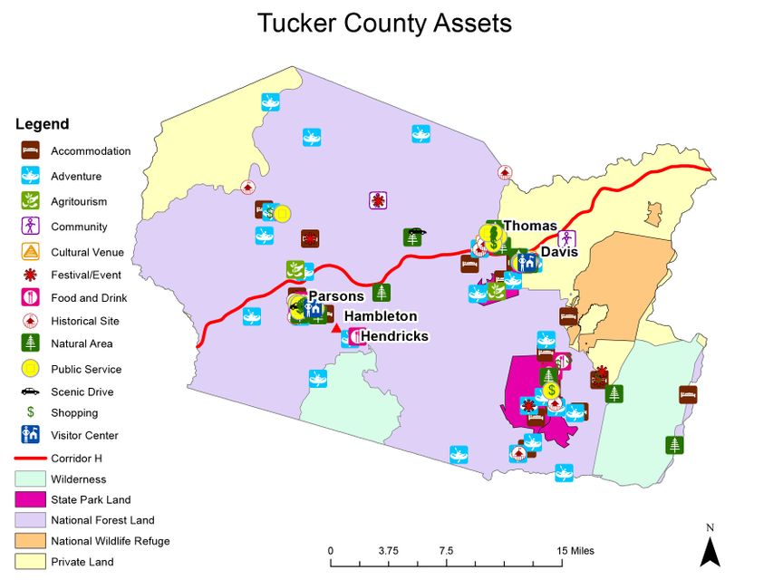Tucker County Asset Map