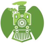 front view of train engine icon