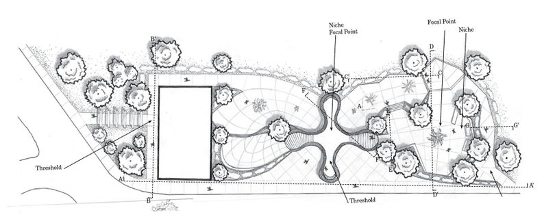 landscape architecture design for the molgaard engineering building
